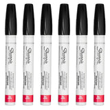 6x Sharpie Oil-Based Paint Marker - Medium Black