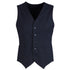 Mens Peaked Vest Waistcoat w/ Knitted Back Suit Formal Wedding Dress Up - Navy - 102