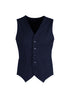 Mens Peaked Vest Waistcoat w/ Knitted Back Suit Formal Wedding Dress Up - Navy - 107