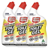 3x White King Toilet Gel With Added Stain Remover Hospital Grade 700ml - Lemon