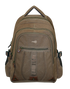 FIB Washed Canvas Backpack Bag in Khaki
