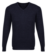 Mens Advatex Varesa Wool Pullover Jumper Cardigan - Navy - S