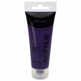 Acrylic Paint 75ml Tube Water Based Non Toxic Artist Craft - Brilliant Purple