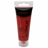 Acrylic Paint 75ml Tube Water Based Non Toxic Artist Craft - Brilliant Red