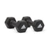 Adidas Dumbells Weight Lifting Fitness Gym Strength Exercise Pair - 3kg