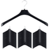 60x JACKET HANGER Heavy Duty 460mm Commercial Pants Clothing Coat BULK R51L
