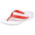 ARCHLINE Orthotic Thongs Arch Support Shoes Footwear Flip Flops Orthopedic - White/Red - EUR 39
