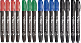 Artline Supreme Permanent Markers - Assorted Colours 15 pack