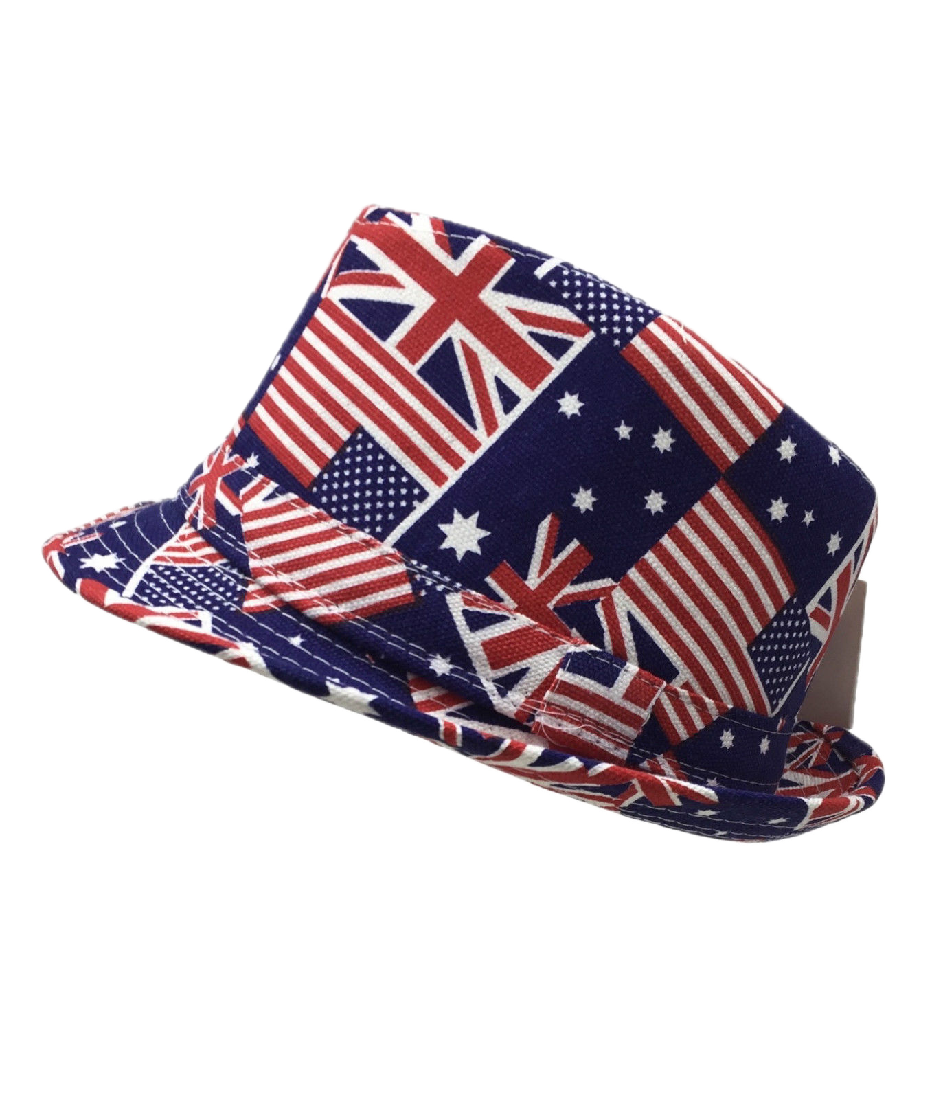 AUSTRALIA TRILBY HAT USA America England UK Aussie Fedora Cap Party