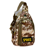 Tactical Camo Crossbody Bag Chest Shoulder Sling Rucksack Army Camouflage