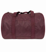 Foldable Duffel Bag Travel Gym Sports School Luggage PVC Nylon Zip - Maroon