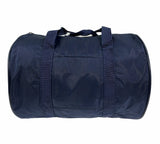 Foldable Duffel Bag Travel Gym Sports School Luggage PVC Nylon Zip - Navy