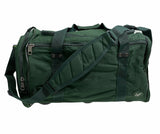 44L Foldable Duffel Bag Travel Gym Sports DZip Top Shoulder Strap - Bottle Green