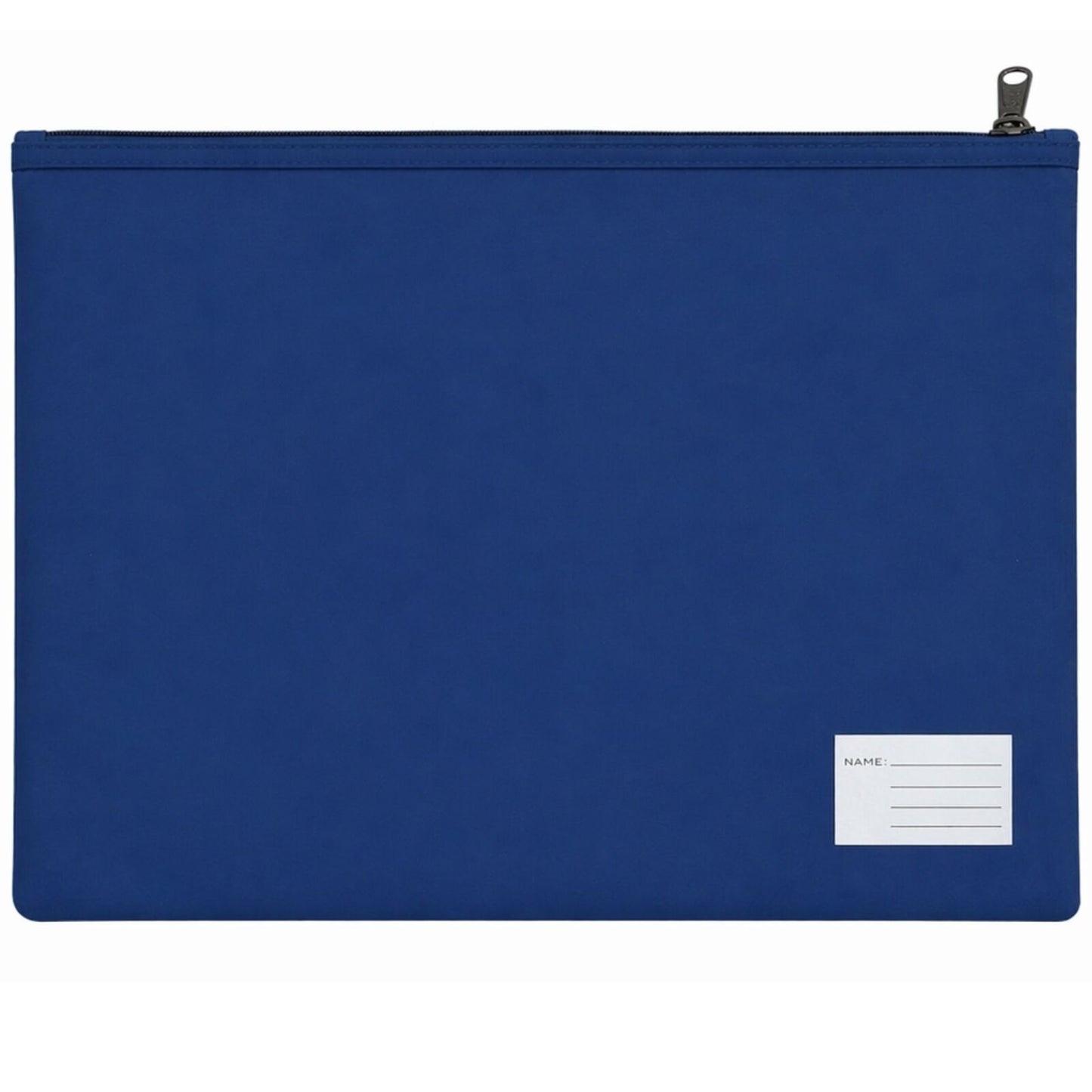 Leuts Jumbo Pencil Case Zip Large Capacity Pen Pouch Compartments - Royal Blue