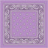 BANDANA Paisley 100% COTTON Head Wrap Durag Bandanna Summer Biker Scarf Mask - Lilac