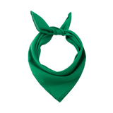 Plain Bandana 100% COTTON Head Wrap Durag Bandanna Summer Biker Scarf Mask - Green