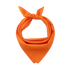 Plain Bandana 100% COTTON Head Wrap Durag Bandanna Summer Biker Scarf Mask - Orange