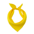 Plain Bandana 100% COTTON Head Wrap Durag Bandanna Summer Biker Scarf Mask - Yellow