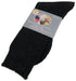 1 Pair Merino Wool Blend Work Socks Thermal Hiking Winter Warm Socks - Black - 7-11