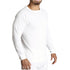 Mens Merino Wool Blend Thermal Top Long Sleeve Base Layer Underwear - Beige - 6XL