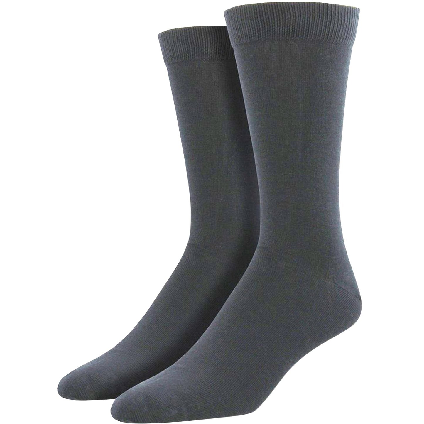 1 Pair Bamboo Derived Loose Top Socks Diabetic Style Comfort Circulation - Grey - 2-8