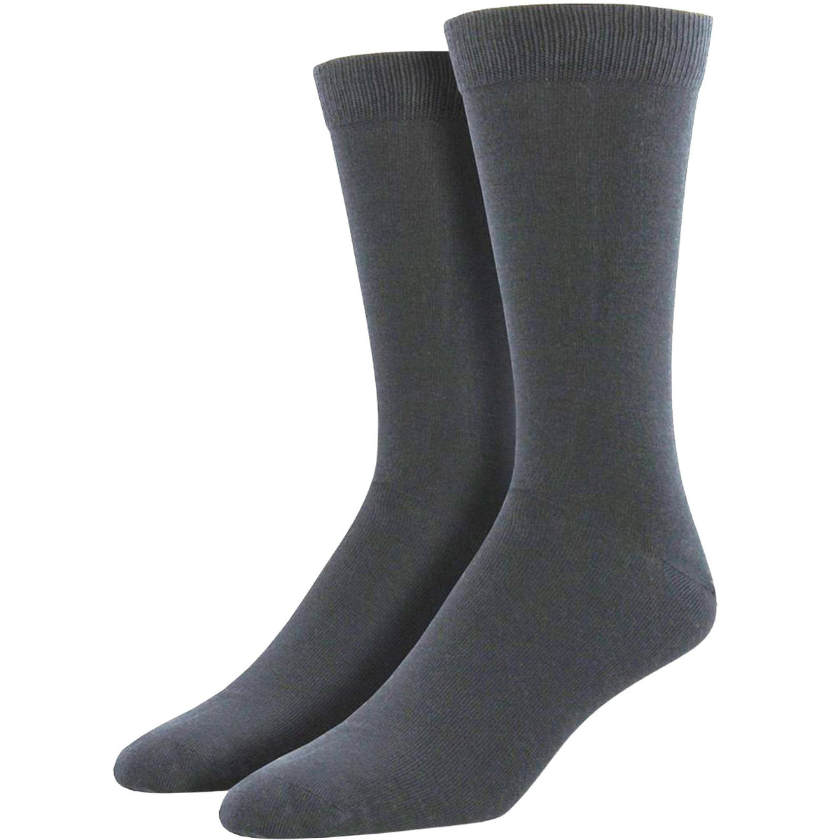1 Pair Bamboo Derived Loose Top Socks Diabetic Style Comfort Circulation - Grey - 2-8