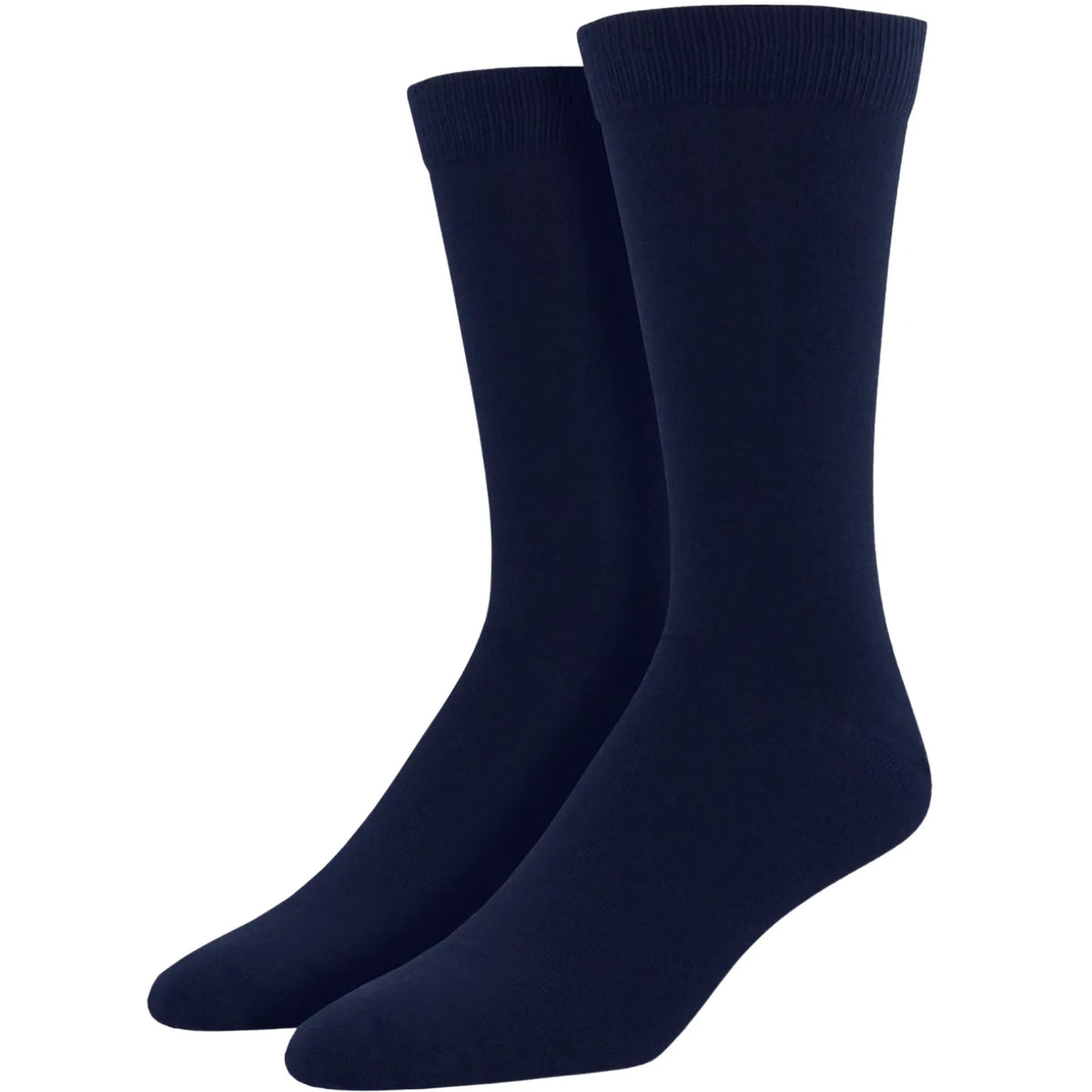 1 Pair Bamboo Derived Loose Top Socks Diabetic Style Comfort Circulation - Navy - 7-11