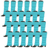 24x Womens Leg Warmers Disco Winter Knit Dance Party Crochet Legging Socks Costume - Sky Blue