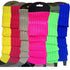 6x Womens Leg Warmers Disco Winter Knit Dance Party Crochet Legging Socks Costume - Assorted Pack