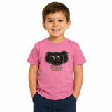 Kids KOALA AUSTRALIA T Shirt Tee Souvenir Gift Childrens Child 100% Cotton Top - Light Pink - 1