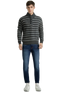 Mens Knit Jumper Button Up Pullover Sweater Knitted Casual Cardigan Warm Winter - Grey - M