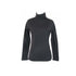 Ladies SKIVVY Womens Long Sleeve Plain Top Warm Turtleneck Cotton High Neck - Black - XL