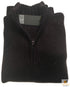 Mens Knit Jumper Pullover Sweater Knitted Casual Stretch Warm Winter  - Half Zip Burgundy 97 (KW14) - L