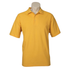 Mens Polo Top Shirt Plain Casual Short Sleeve Knit Basic T-Shirt - Yellow - XXL