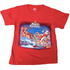 100% Cotton Kids Christmas T Shirt Xmas Top Santa Red White Party Costume - Red - Large (8-10 Years Old)