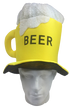 BEER HAT Drinking Mug Party Costume Accessory Fancy Dress Cap Halloween Unisex