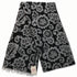 Large Pashmina Style Scarf Floral Wool Blend Womens Winter Wrap 200x40cm - Black
