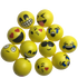 12 EMOJI FACE STRESS BALLS Hand Relief Squeeze Tension Reliever Soft Smiley 70mm