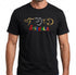 Adult Australia T Shirt Kangaroo Koala 100% Cotton Souvenir Tee Top - Black - S