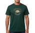 Adult Australia Kangaroo T Shirt Australia Day Souvenir Tee Top 100% Cotton - Bottle Green - L