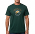 Adult Australia Kangaroo T Shirt Australia Day Souvenir Tee Top 100% Cotton - Bottle Green - S
