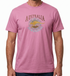Adult Australia Kangaroo T Shirt Australia Day Souvenir Tee Top 100% Cotton - Pink - S