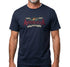 Mens Australia Wilderness T Shirt Souvenir Tee Top 100% Cotton - Navy Blue - M