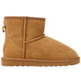 Jillaroo Womens UGG Boots Genuine Sheepskin Suede Leather Moccasins - Chestnut - 5