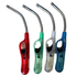 12x Clear Flexible Gas Lighter for BBQ Kitchen Cigarette w/ Safety Lock - Assorted Colours
