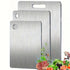 3x Stainless Titanium Steel Anti-Bacterial Mildew-Proof Cutting Chopping Boards