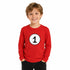 Kids Cat In The Hat Thing 1 Dr Seuss Red Top Party Costume Book Week Childrens - L (10-12 Years Old)