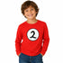 Kids Cat In The Hat Thing 2 Long Sleeve Red Top Party Costume Book Week - S (4-5 Years Old)