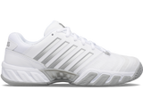 K-Swiss Womens Bigshot 4 AC Tennis Shoes - White/Silver - US 8.5
