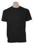 Plain T-Shirt 100% COTTON Basic Blank Tee Mens Ladies Casual BULK Adults - Black - XXL